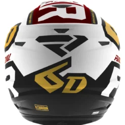FXR 6D ATR-2 Race Division Helmet -FXR Sales Store fxr6 datr2 race division helmet gold rust white 2