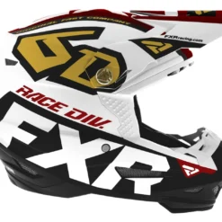 FXR 6D ATR-2 Race Division Helmet -FXR Sales Store fxr6 datr2 race division helmet gold rust white 3