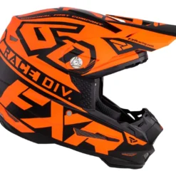 FXR 6D ATR-2 Race Division Helmet -FXR Sales Store fxr6 datr2 race division helmet orange black 3