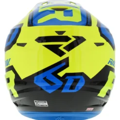 FXR 6D ATR-2 Youth Helmet -FXR Sales Store fxr6 datr2 youth helmet hi viz yellow blue black 2