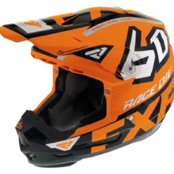 FXR 6D ATR-2 Youth Helmet -FXR Sales Store fxr6 datr2 youth helmet orange black silver