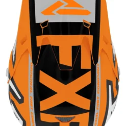 FXR 6D ATR-2 Youth Helmet -FXR Sales Store fxr6 datr2 youth helmet orange black silver 4