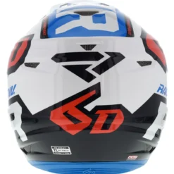 FXR 6D ATR-2 Youth Helmet -FXR Sales Store fxr6 datr2 youth helmet white red blue 2