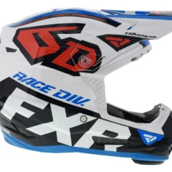 FXR 6D ATR-2 Youth Helmet -FXR Sales Store fxr6 datr2 youth helmet white red blue 3