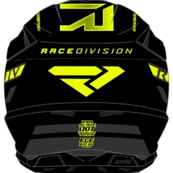 FXR Blade Race Div Helmet -FXR Sales Store fxr blade race div helmet black hi viz 3