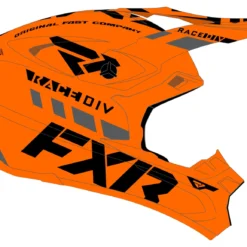 FXR Blade Race Div Helmet -FXR Sales Store fxr blade race div helmet orange black 2