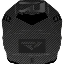 FXR Helium Carbon Helmet w/ D-Ring -FXR Sales Store fxr helium carbon helmet black grey 2