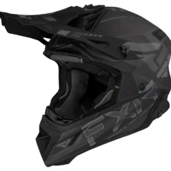 FXR Helium Carbon Helmet w/ D-Ring -FXR Sales Store fxr helium carbon helmet black grey