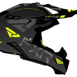 FXR Helium Carbon Helmet w/ D-Ring -FXR Sales Store fxr helium carbon helmetw d ring hi viz charcoal 1