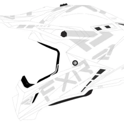 FXR Helium Prime Helmet w/ Quick-Release -FXR Sales Store fxr helium prime helmetw quick release white 1