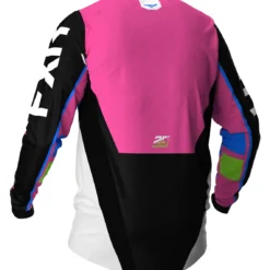 FXR Podium MX Jersey -FXR Sales Store fxr podium mx jersey black white pink lime 1