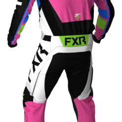 FXR Podium MX Jersey -FXR Sales Store fxr podium mx jersey black white pink lime 3