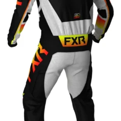 FXR Podium MX Pants -FXR Sales Store fxr podium mx pants black hi viz yellow grey 3