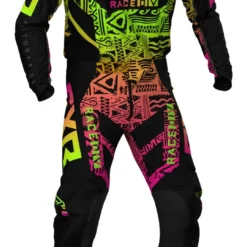 FXR Youth Podium MX Pants -FXR Sales Store fxr podium mx pants black hi viz yellow pink