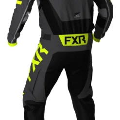 FXR Podium Off Road Pants -FXR Sales Store fxr podium off road pants black grey hi viz yellow 3